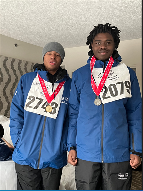 Students compete in the Special Olympics Winter Games